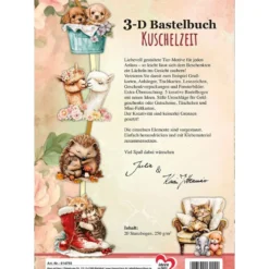 3-D Bastelbuch, Kuschelzeit, 20 Stanzbogen DIN A4