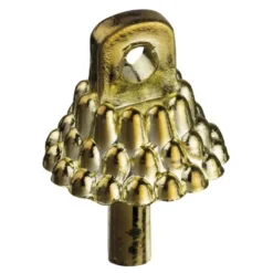 Deko-Anhänger/Ösen, ca. 20 x 14mm, gold, 10 Stück