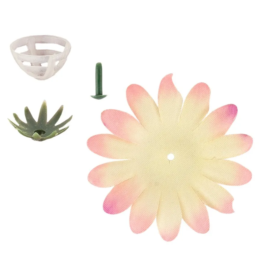 Deko-Blüte Dahlie, zum Selbstgestalten, rosa, 551-teilig, 50 Stück