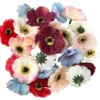 Deko-Blüten "Anemone", Ø 4,5cm, 17g, verschiedene Farben