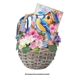 Deko-Blüten, Farbmix 5, Ø 3cm, verschiedene Farben, 38 Stück