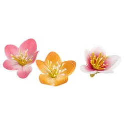 Deko-Blüten, Farbmix 5, Ø 3cm, verschiedene Farben, 38 Stück