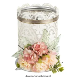 Deko-Blüten, Hortensien, Ø 3cm, 10 verschiedene Farben, 90 Stück