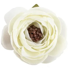 Deko-Blüten "Ranunkel 3", Ø 4cm, weiß, 14 Stück