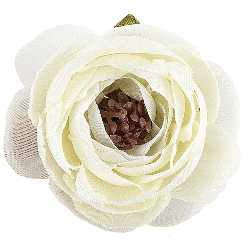 Deko-Blüten "Ranunkel 3", Ø 4cm, weiß, 14 Stück