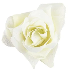 Deko-Blüten "Rose 3", Ø 5cm, weiß, 14 Stück
