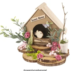 Deko-Blüten, Rosen 2, Ø 2cm, rosa, 144 Stück