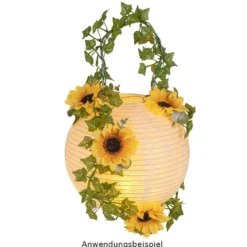 Deko-Blüten "Sonnenblume", Ø 7cm, gelb, 18 Stück