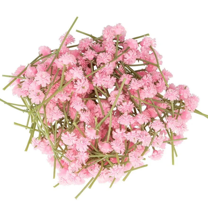 Deko-Blütenzweige, Schleierkraut, 5cm lang, 40g, pink