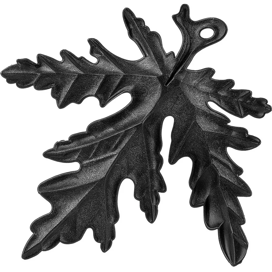 Deko-Blätter, Rohlinge, 17,5cm x 17cm x 1,5cm, mit Öse zum Aufhängen, 7 Stück