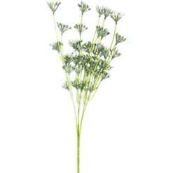 Deko-Busch, Blütenknospen 3, 43cm lang, 5 Stängel, weiße Knospen