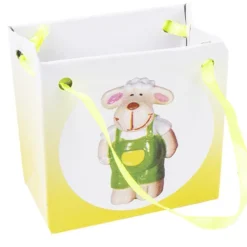 Deko-Comic-Schaf 2, Steinharz, in Geschenktüte, 4,5cm