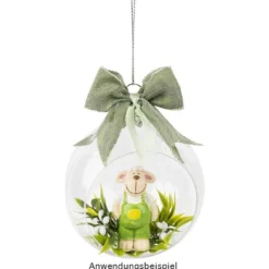 Deko-Comic-Schaf 2, Steinharz, in Geschenktüte, 4,5cm