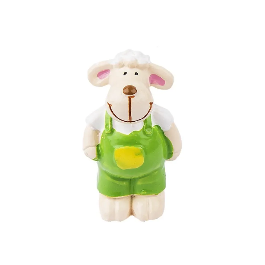 Deko-Comic-Schaf 2, Steinharz, in Geschenktüte, 4,5cm
