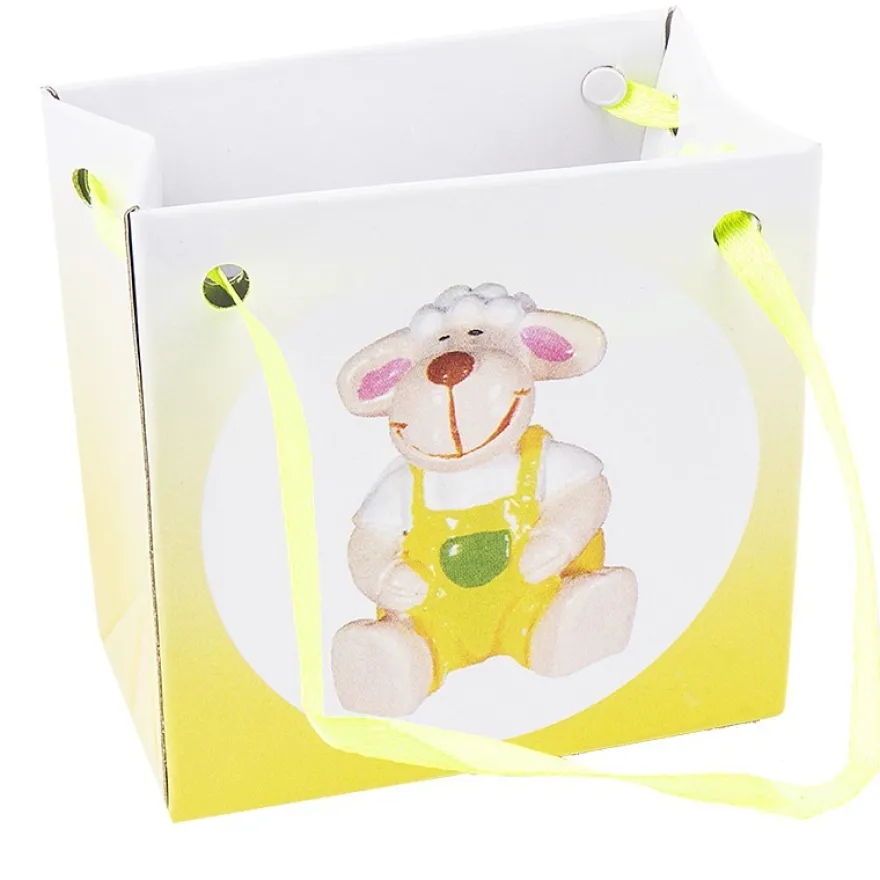 Deko-Comic-Schaf 1, Steinharz, in Geschenktüte, 3,5cm