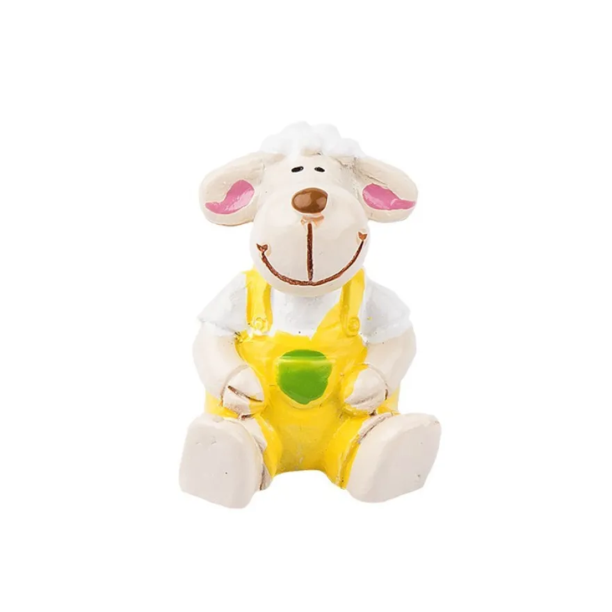 Deko-Comic-Schaf 1, Steinharz, in Geschenktüte, 3,5cm
