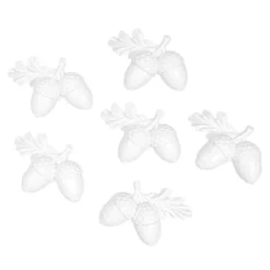 Deko-Eicheln, Rohlinge, 7cm x 9cm, 6 Stück