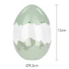 Deko-Ei, Deckel & Boden in Eierschalenoptik, Ø9,3cm, 13cm hoch, Schale in Pastellgrün