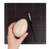Deko-Eier, Ø 6,5cm, 10cm hoch, helltaupe, 2 Stück