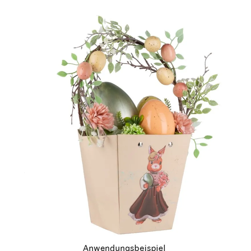 Deko-Eier, Ø 6,5cm, 10cm hoch, pastellgrün, 2 Stück