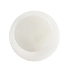 Deko-Eier mit runder Öffnung, Ø 5,2cm, 6cm hoch, transluzent, weiß, 6 Stück