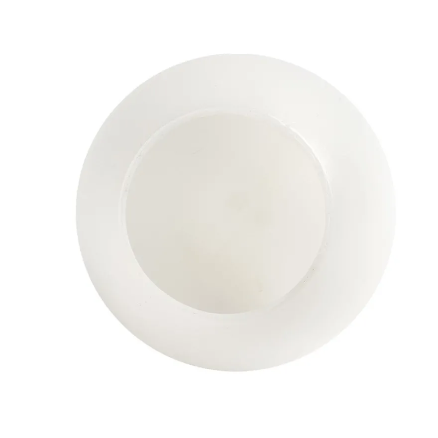 Deko-Eier mit runder Öffnung, Ø 6,1cm, 8cm hoch, transluzent, weiß, 4 Stück