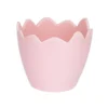 Deko-Eierschalen, zum Befüllen & Aufstellen, Ø7,8cm, 7cm hoch, pastellrosa, 3 Stück