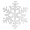 Deko-Eiskristalle 2, Ø 10cm x 0,3cm, klar, 4 Stück