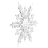 Deko-Eiskristalle 1, Ø 10,5cm x 0,8cm, klar, 4 Stück