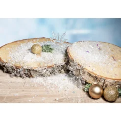 Deko-Eiskristalle 1, Ø 10,5cm x 0,8cm, klar, 4 Stück