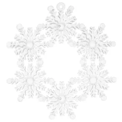 Deko-Eiskristalle 3, Rohlinge, Ø 14,2cm, 5 Stück