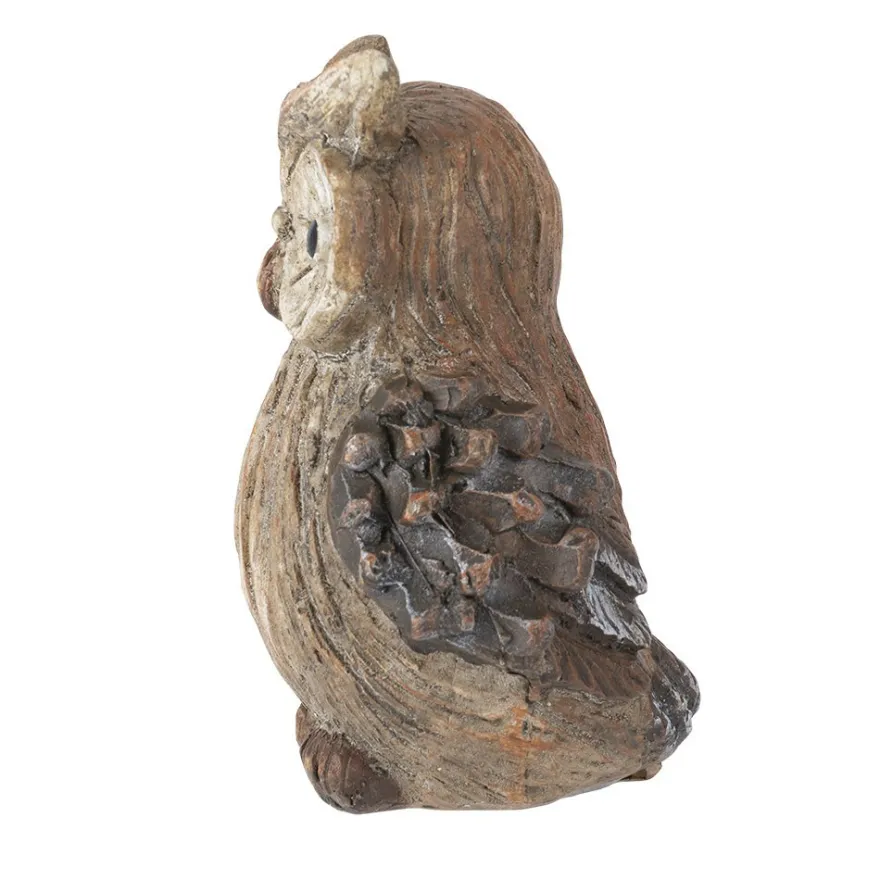 Deko-Eulen, 9cm hoch, 6cm breit, 5,5cm tief, 2 Stück