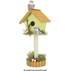 Deko-Federvögel, 5cm x 2,4cm x 2,3cm, 5 verschiedene Farben, 10 Stück