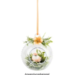 Deko-Federvögel, 5cm x 2,4cm x 2,3cm, 5 verschiedene Farben, 10 Stück