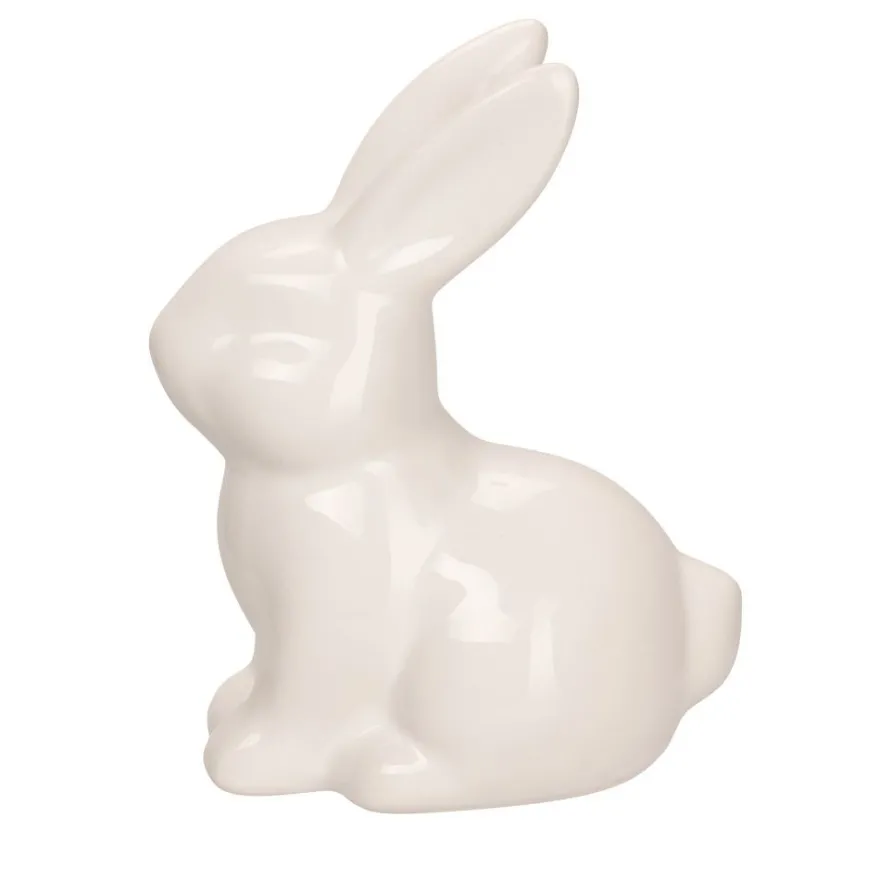 Deko-Figuren, Hasen, 8,6cm x 5,8cm x 11cm, 2 Stück