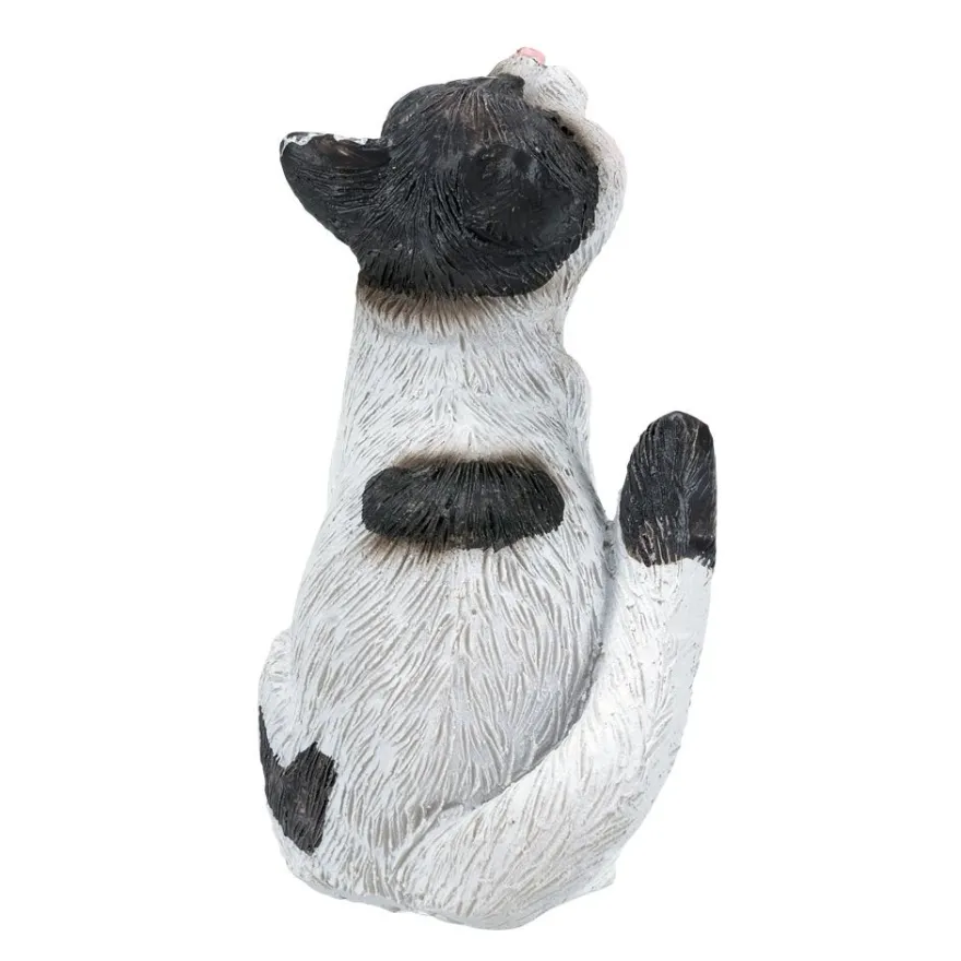 Deko-Figuren, Katzen, ca. 5 cm und 6 cm hoch, 2 Stück