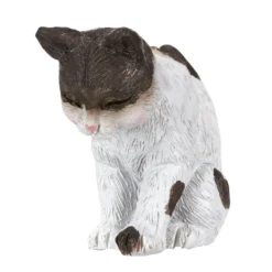 Deko-Figuren, Katzen, ca. 5 cm und 6 cm hoch, 2 Stück