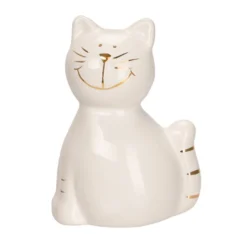 Deko-Figuren, Katzen, 5,8cm x 4,5cm x 7,8cm, 2 Stück