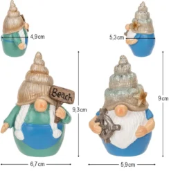 Deko-Figuren, maritime Wichtel, 2 Stück