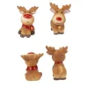 Deko-Figuren, Rentiere, 2 verschiedene Designs, 4 Stück
