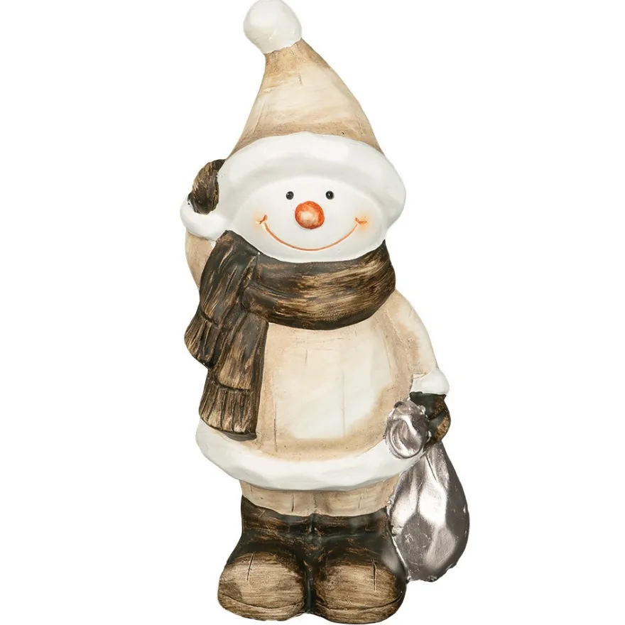 Deko-Figur, Schneemann, 18cm hoch