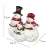 Deko-Figur, Schneemannfamilie, 13cm x 14cm x 10cm