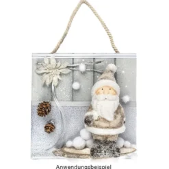 Deko-Figur, Weihnachtsmann, 18cm hoch