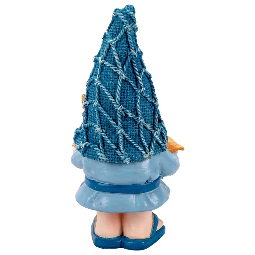 Deko-Figur, Wichtel mit Muscheln 2, 8,1cm x 6,8cm x 17,2cm