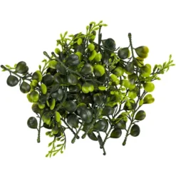 Deko-Floristik, Blätter 9, 35g, 15cm lang, grün
