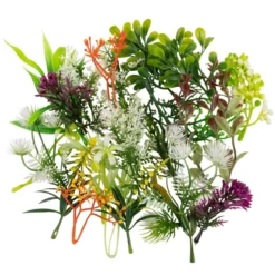 Deko-Floristik, Blumenvielfalt, verschiedene Blumen, 3,5cm bis 12,5cm lang, 35g