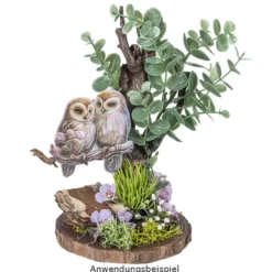 Deko-Floristik, Kiefernbüschel, 35g, 5,5cm lang, grün