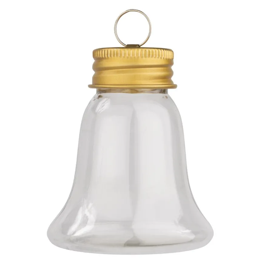 Deko-Formen, Rohlinge, zum Befüllen, Stern, Tannenbaum, Glocke, Tropfen, transparent, 4 Stück