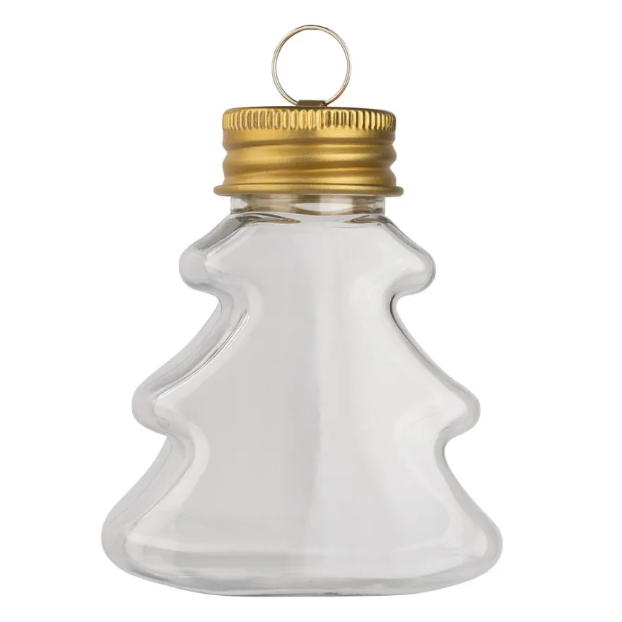 Deko-Formen, Rohlinge, zum Befüllen, Stern, Tannenbaum, Glocke, Tropfen, transparent, 4 Stück
