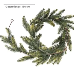 Deko-Girlande, Kiefernzweige, 150cm lang, grün